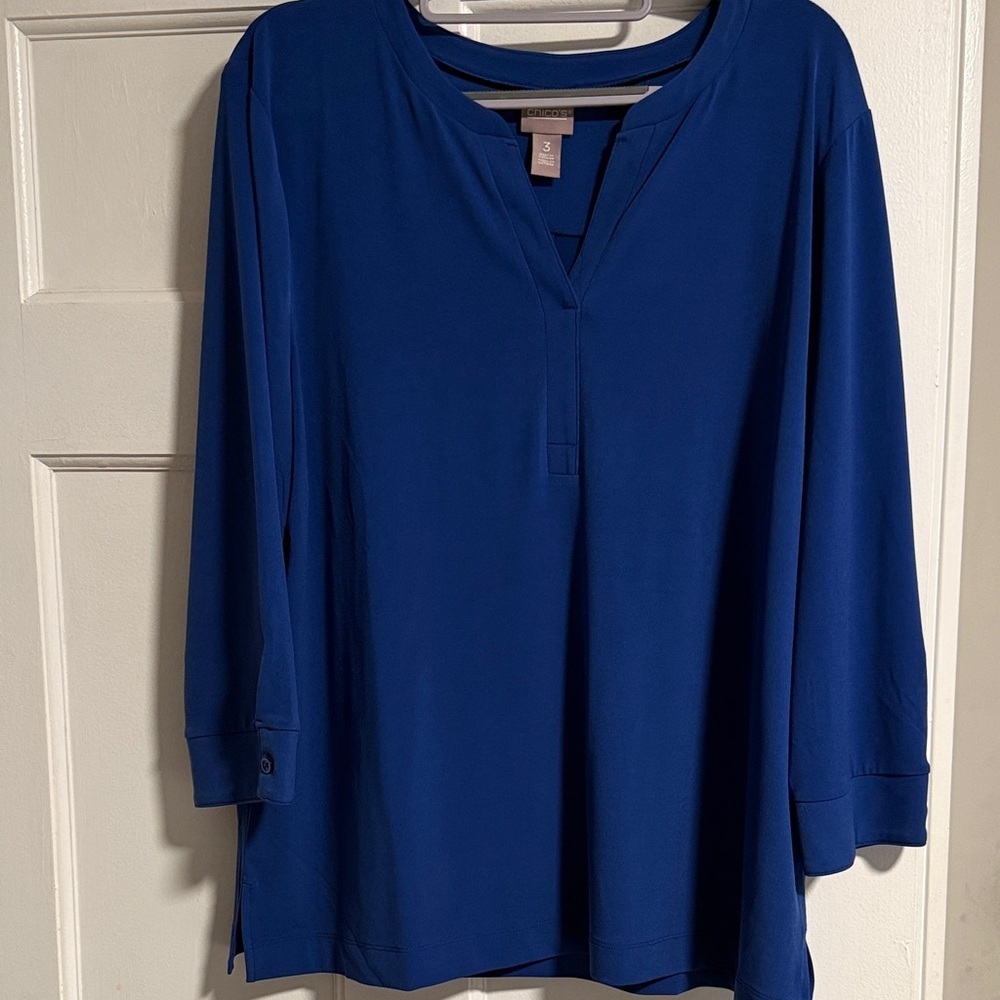 Chico’s Women's Blue Blouse